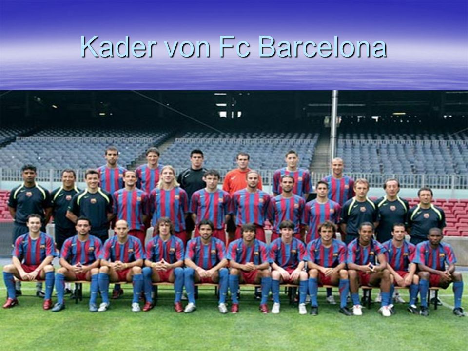 Kader von Fc Barcelona