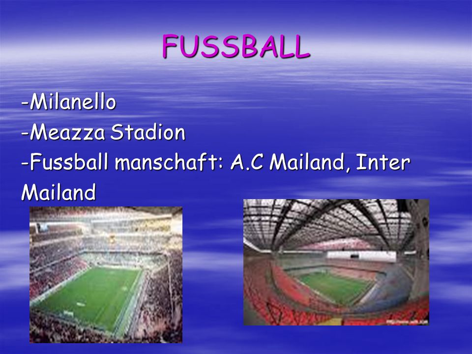 FUSSBALL -Milanello -Meazza Stadion