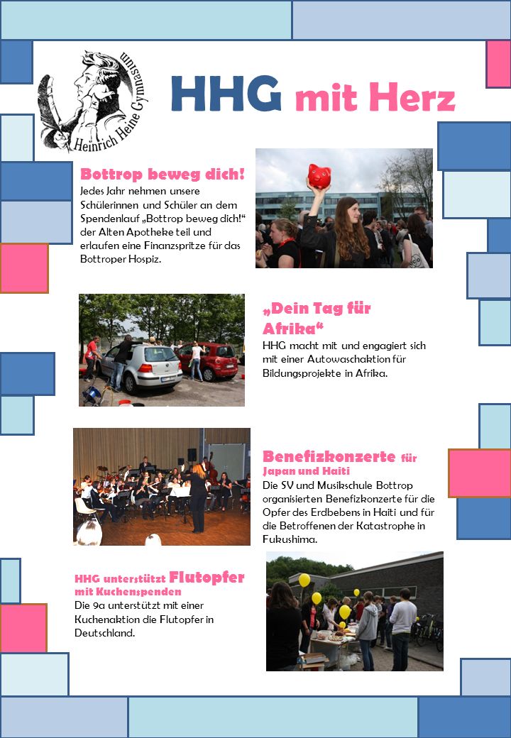 HHG mit Herz Bottrop beweg dich! „Dein Tag für Afrika