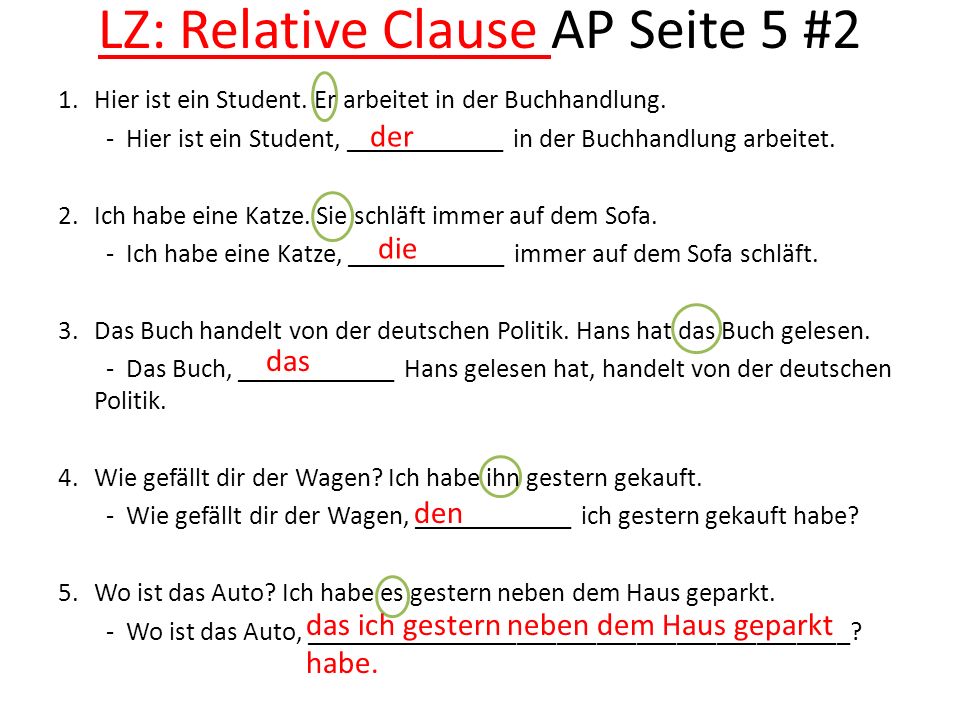 LZ: Relative Clause AP Seite 5 #2