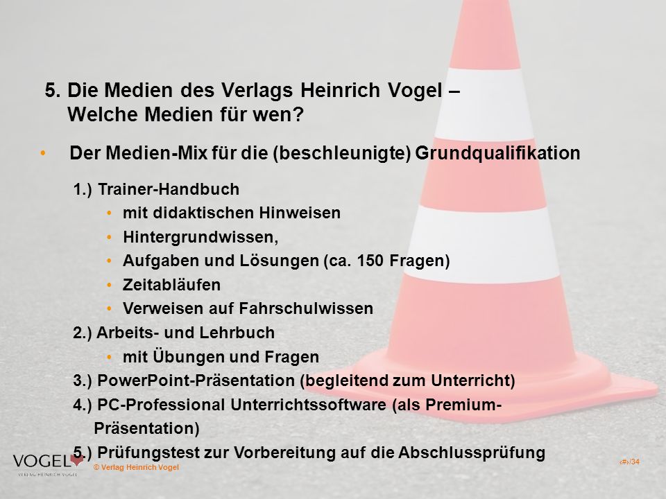 5. Die Medien des Verlags Heinrich Vogel – Welche Medien für wen