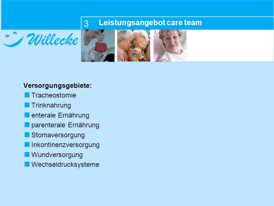 Leistungsangebot care team