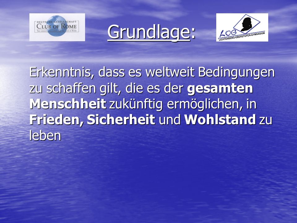Grundlage: