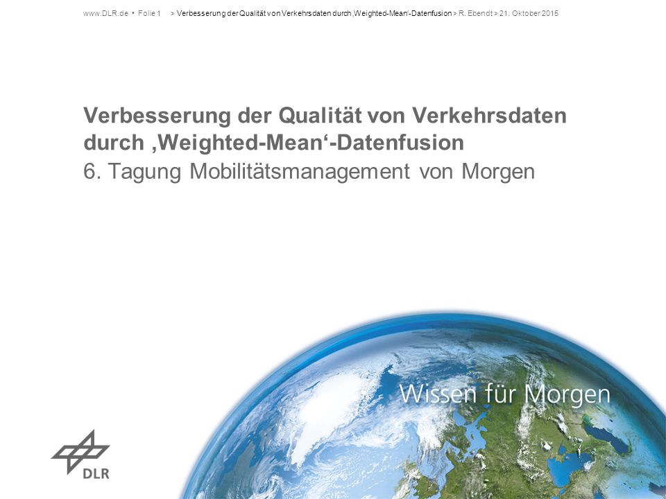 6. Tagung Mobilitätsmanagement von Morgen