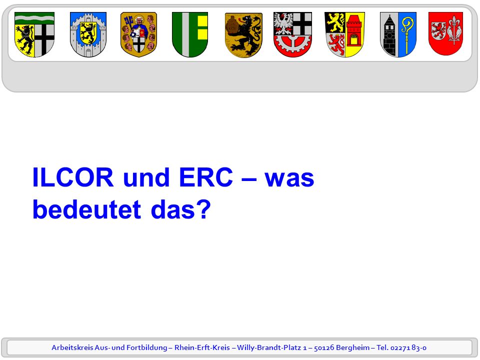 ILCOR und ERC – was bedeutet das