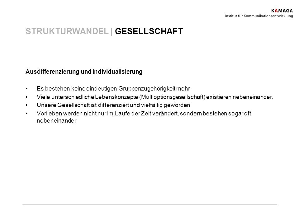 STRUKTURWANDEL | GESELLSCHAFT