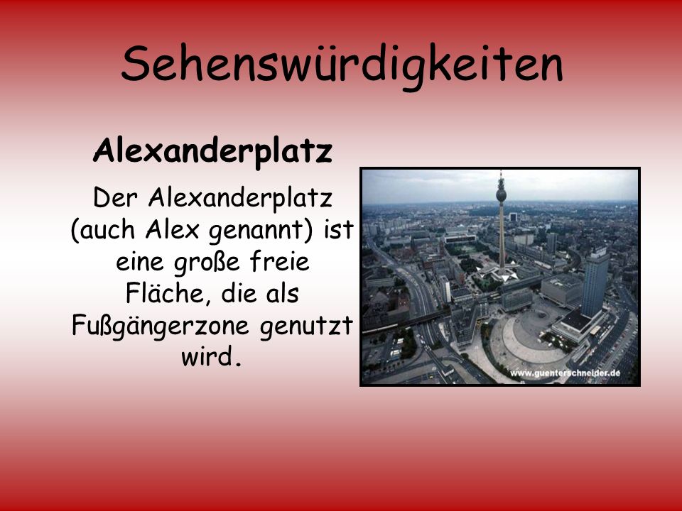 Sehenswürdigkeiten Alexanderplatz