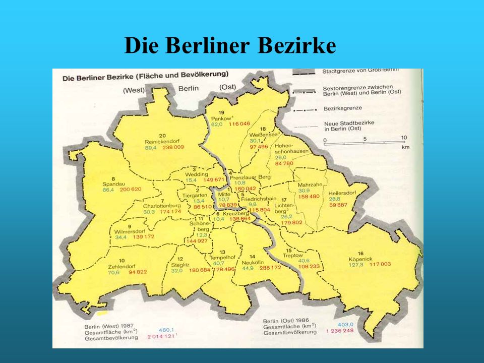 Die Berliner Bezirke