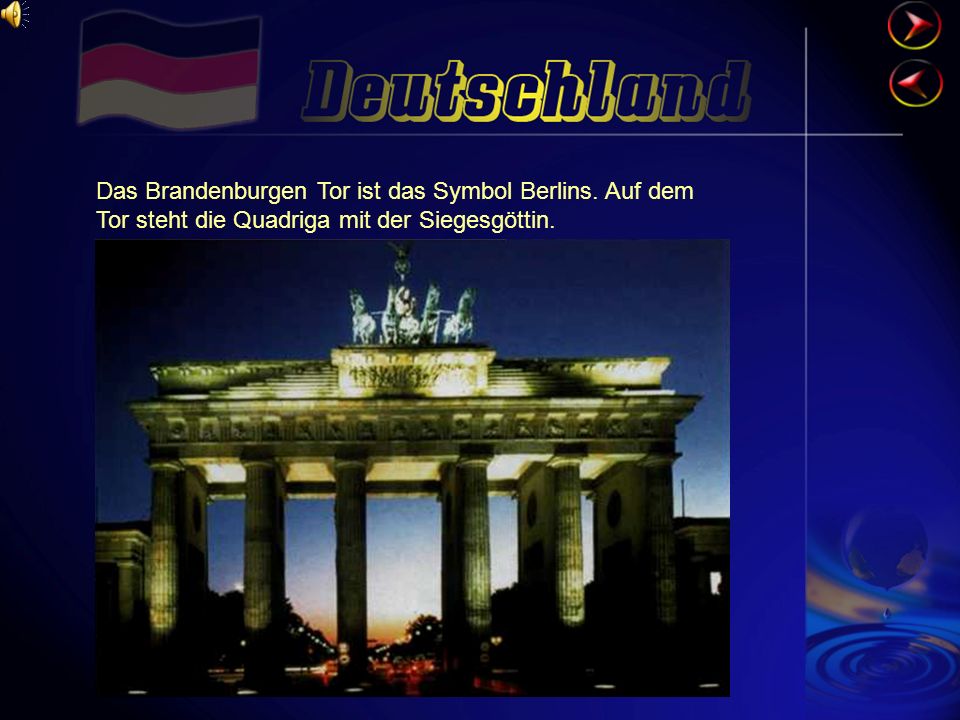 Das Brandenburgen Tor ist das Symbol Berlins