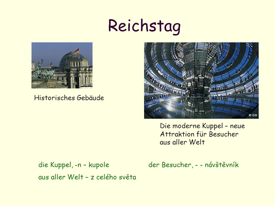 Reichstag Historisches Gebäude