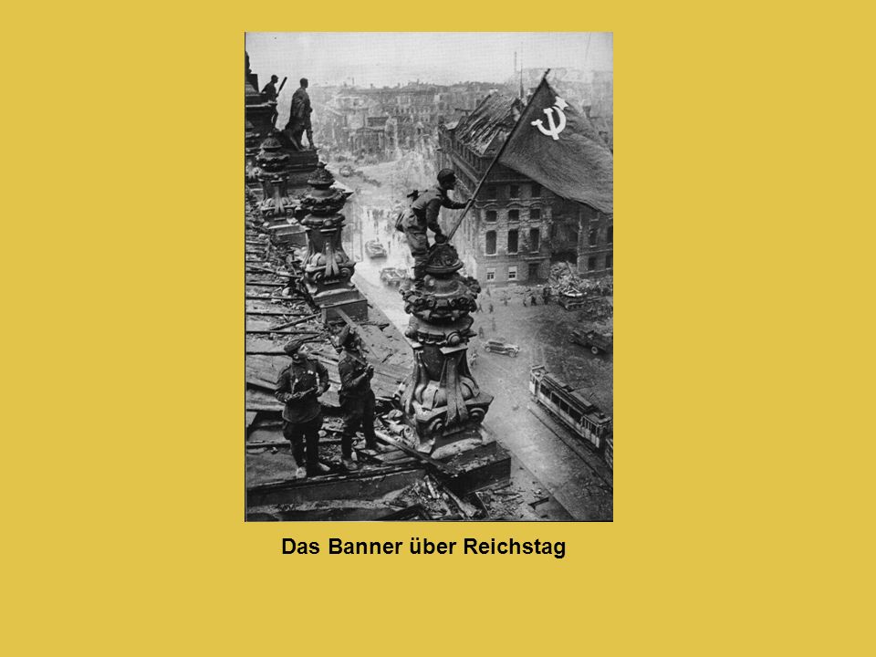 Das Banner über Reichstag