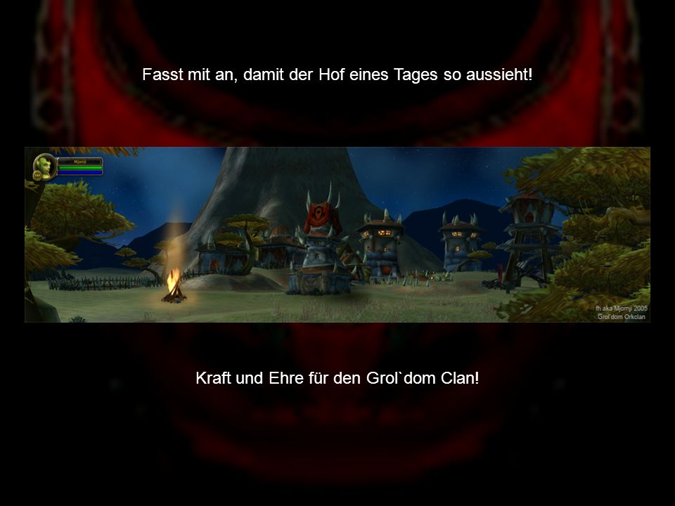 Fasst mit an, damit der Hof eines Tages so aussieht!