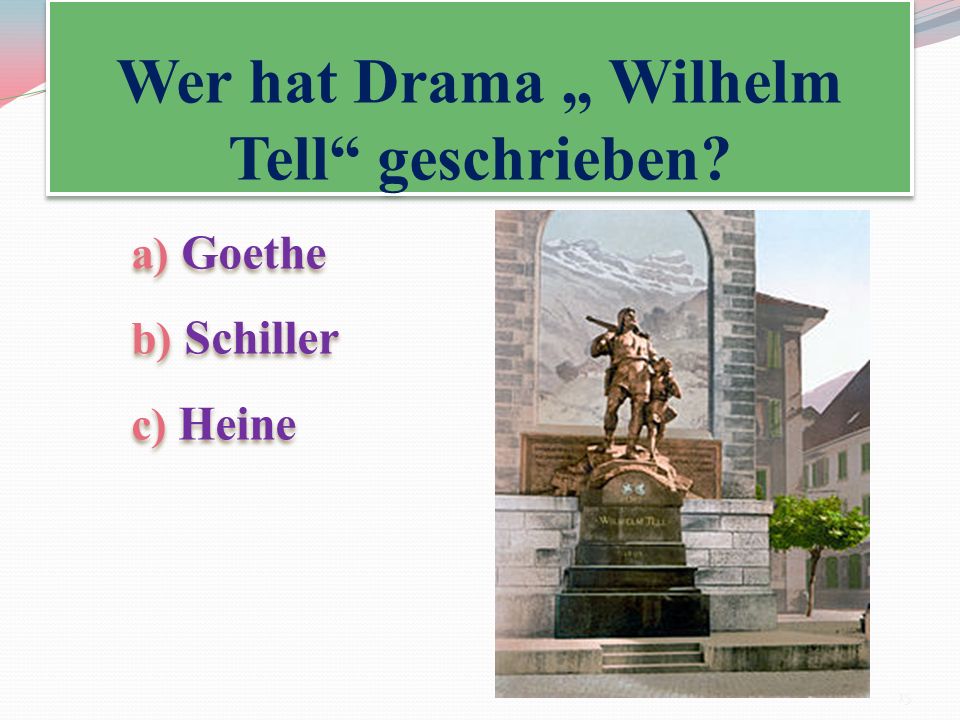 Wer hat Drama „ Wilhelm Tell geschrieben