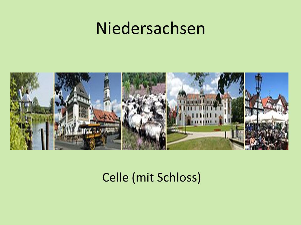 Niedersachsen Celle (mit Schloss)