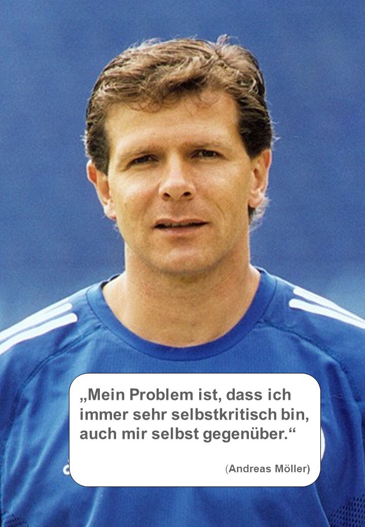 „Mein Problem ist, dass ich immer sehr selbstkritisch bin, auch mir selbst gegenüber.