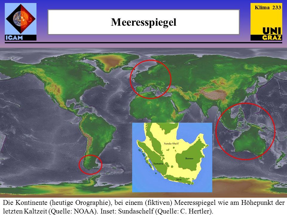 Klima 233 Meeresspiegel.