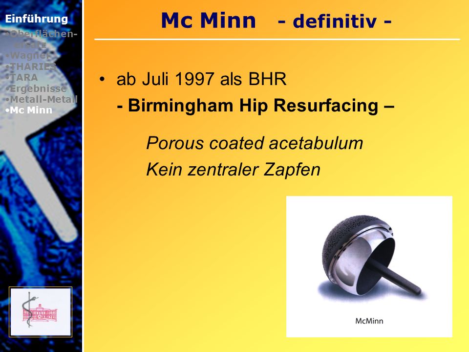 Mc Minn - definitiv - ab Juli 1997 als BHR