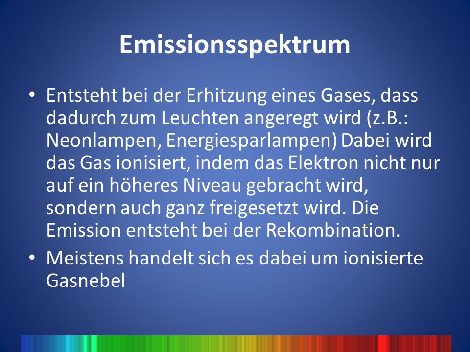 Emissionsspektrum