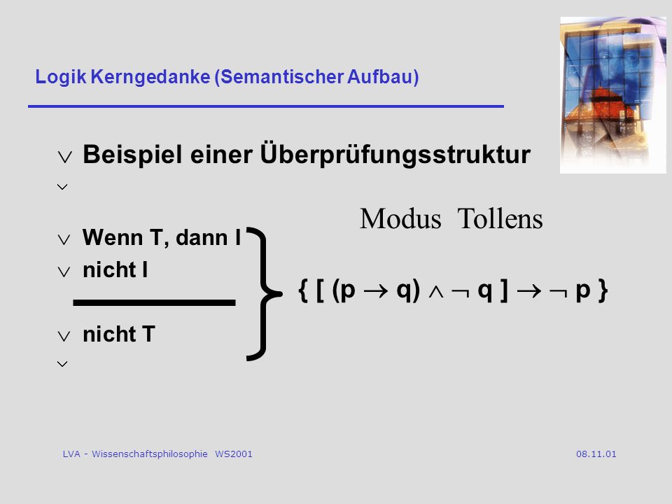 LVA - Wissenschaftsphilosophie WS