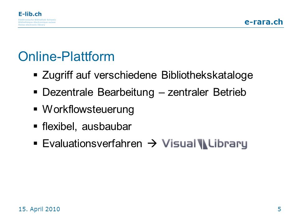Online-Plattform Zugriff auf verschiedene Bibliothekskataloge