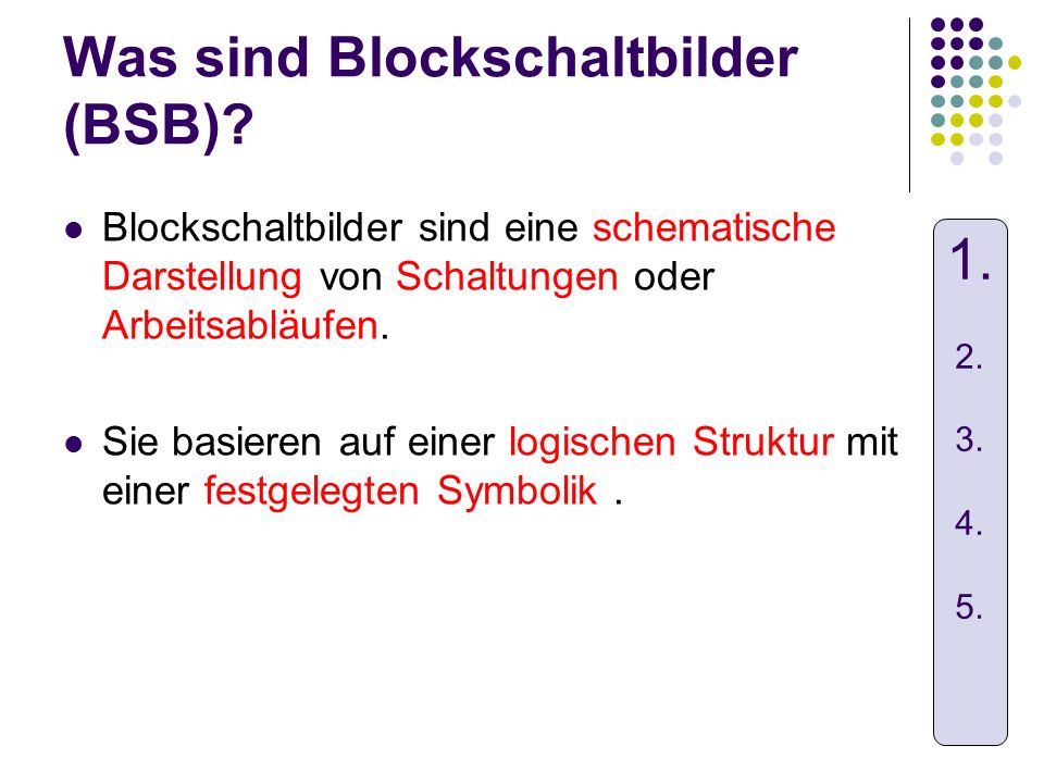 Was sind Blockschaltbilder (BSB)