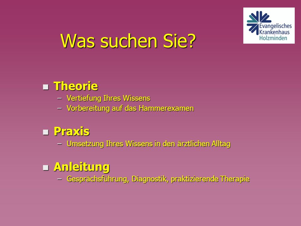 Was suchen Sie Theorie Praxis Anleitung Vertiefung Ihres Wissens