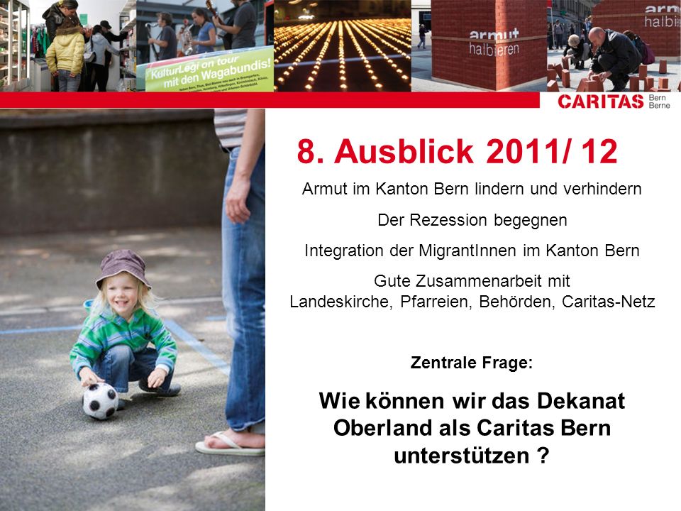 Wie können wir das Dekanat Oberland als Caritas Bern unterstützen