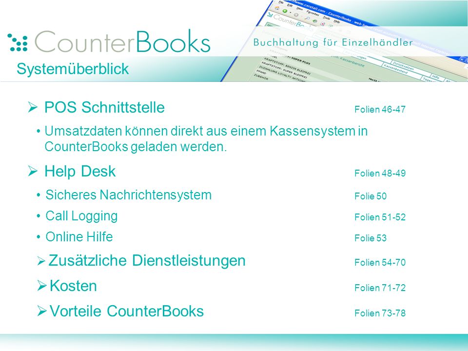 Counterbooks Ppt Video Online Herunterladen