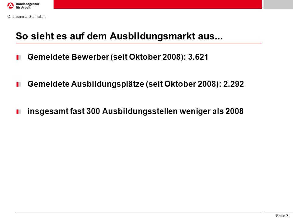 So sieht es auf dem Ausbildungsmarkt aus...