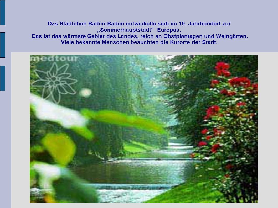Das Städtchen Baden-Baden entwickelte sich im 19