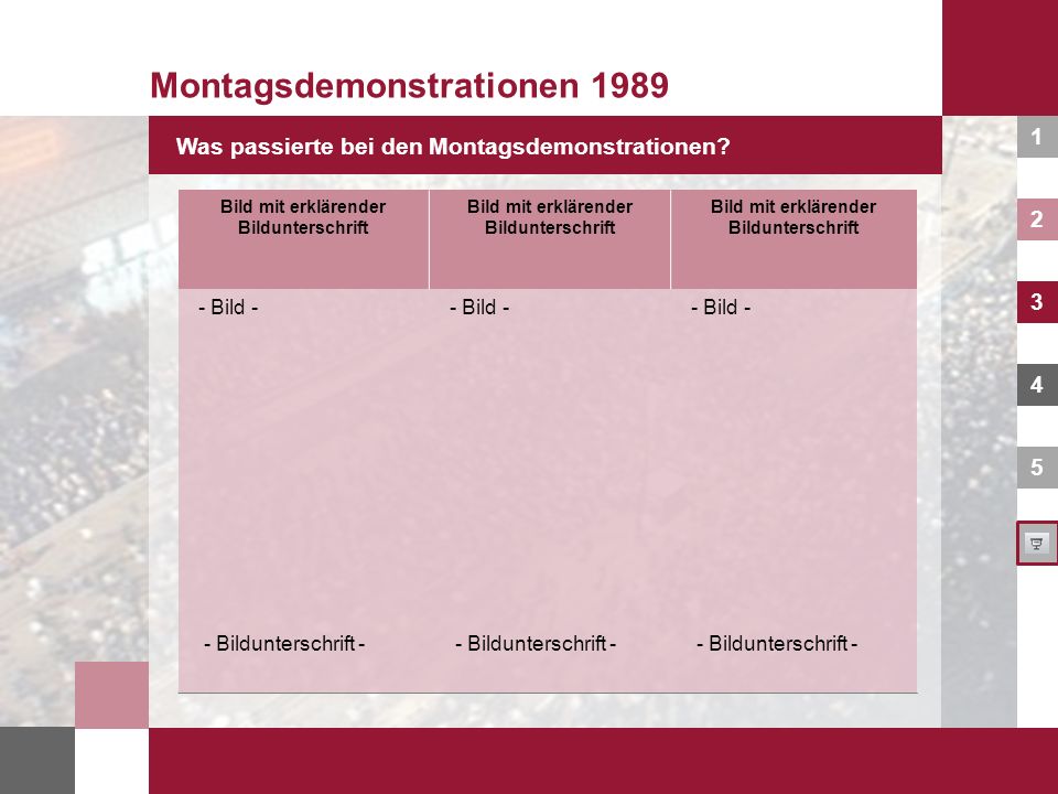 Montagsdemonstrationen 1989