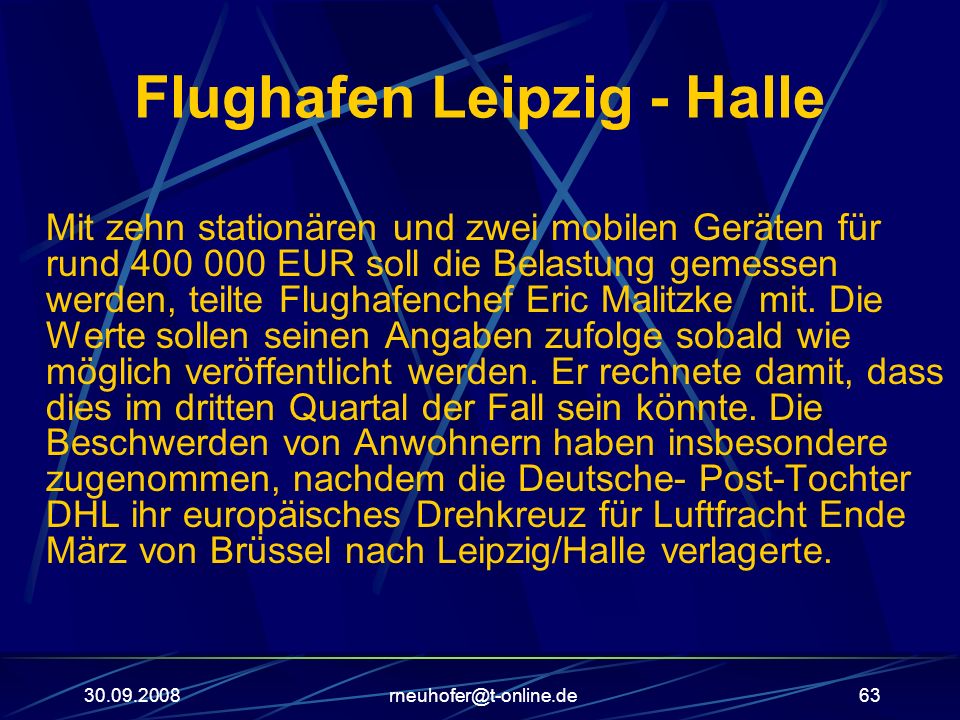 Flughafen Leipzig - Halle