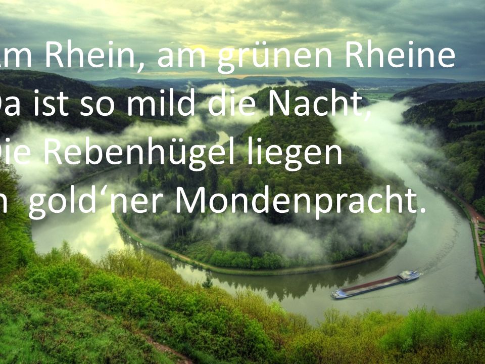 Am Rhein, am grünen Rheine