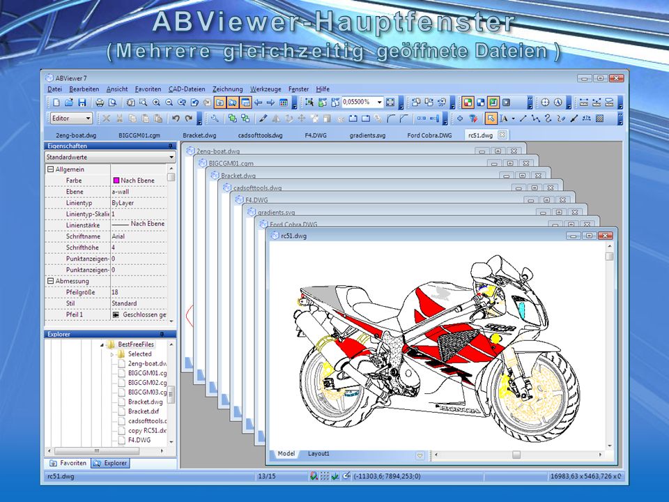 ABViewer-Hauptfenster