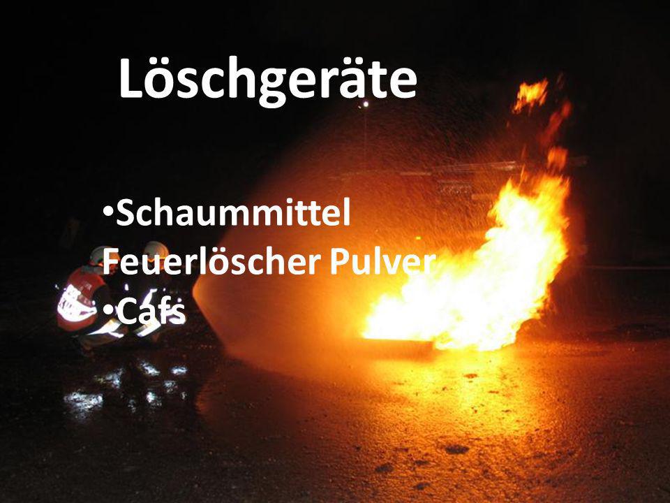 Löschgeräte Schaummittel Feuerlöscher Pulver Cafs Schaum Cafs