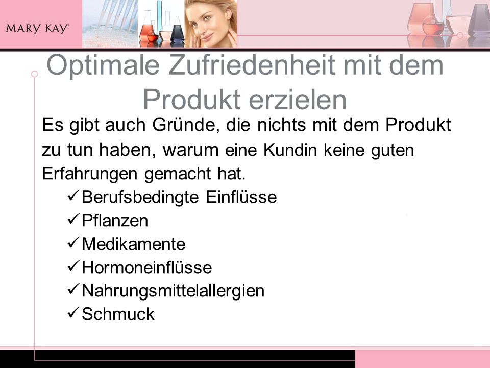 Optimale Zufriedenheit mit dem Produkt erzielen