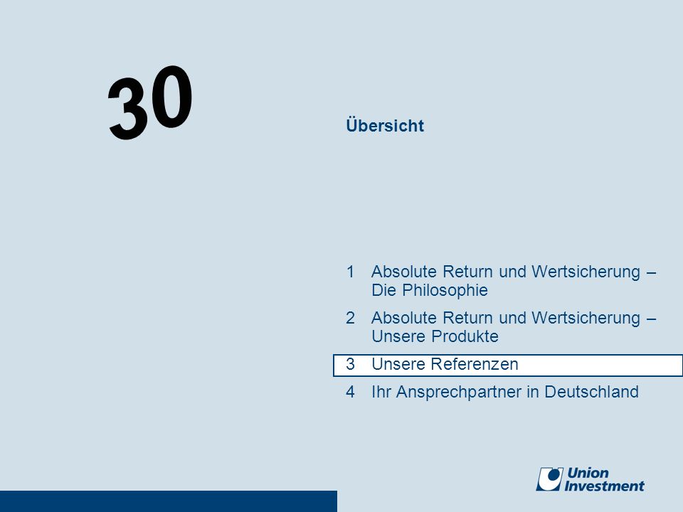 1 Absolute Return und Wertsicherung – Die Philosophie