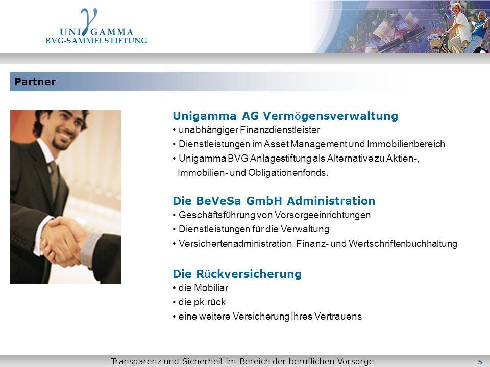 Transparenz und Sicherheit im Bereich der beruflichen Vorsorge