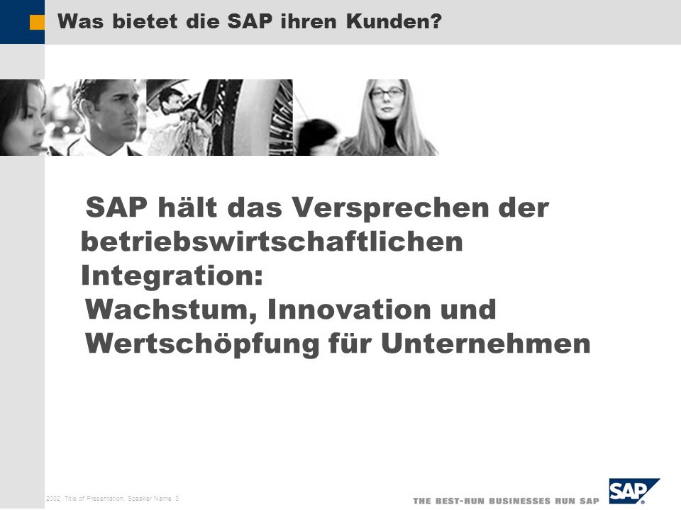 Was bietet die SAP ihren Kunden