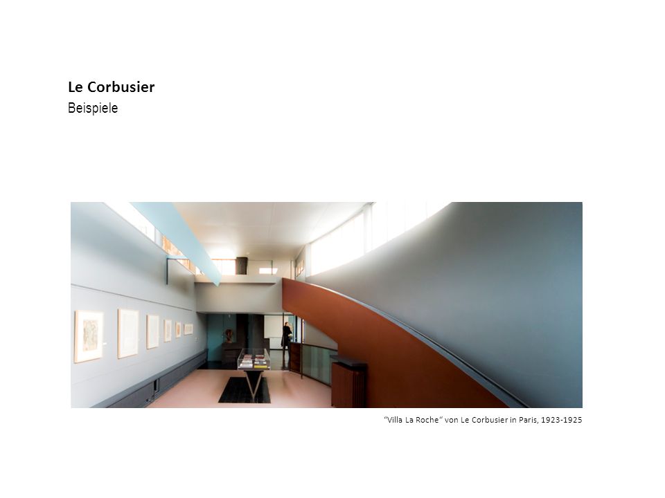 Le Corbusier Beispiele