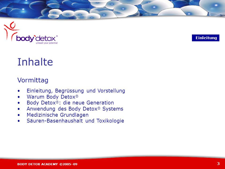 Inhalte Vormittag Einleitung, Begrüssung und Vorstellung