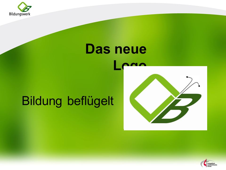 Das neue Logo Bildung beflügelt
