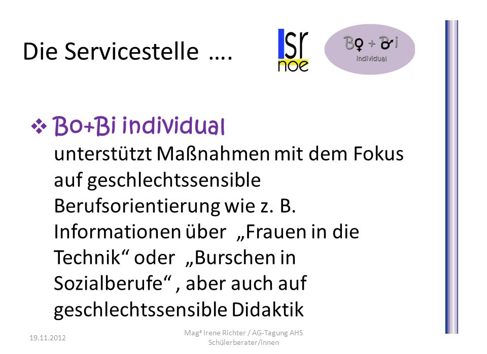 Maga Irene Richter / AG-Tagung AHS Schülerberater/innen