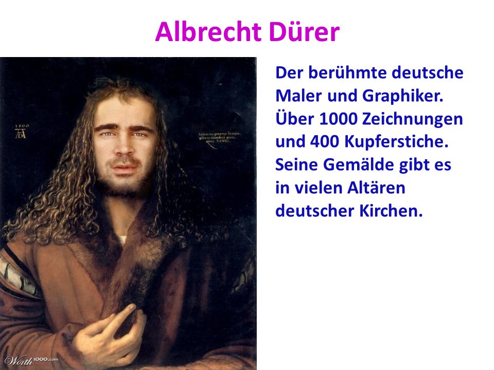 Albrecht Dürer Der berühmte deutsche Maler und Graphiker.