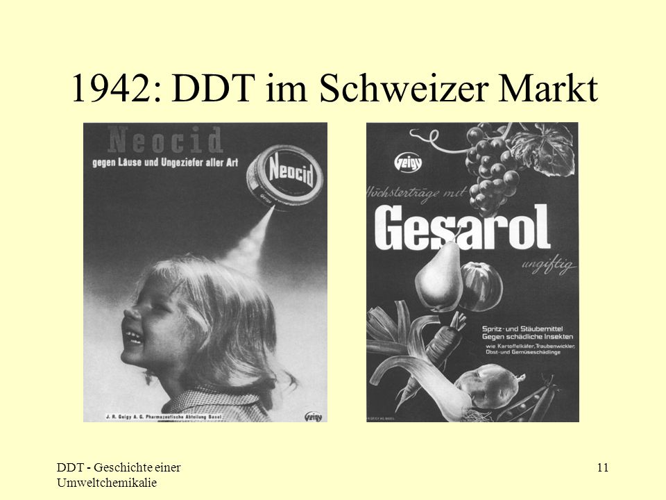 DDT als Kriegsheld 1942 nach USA, UK