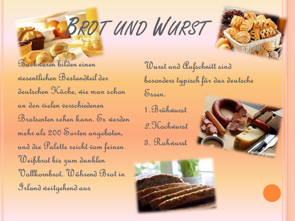 Brot und Wurst