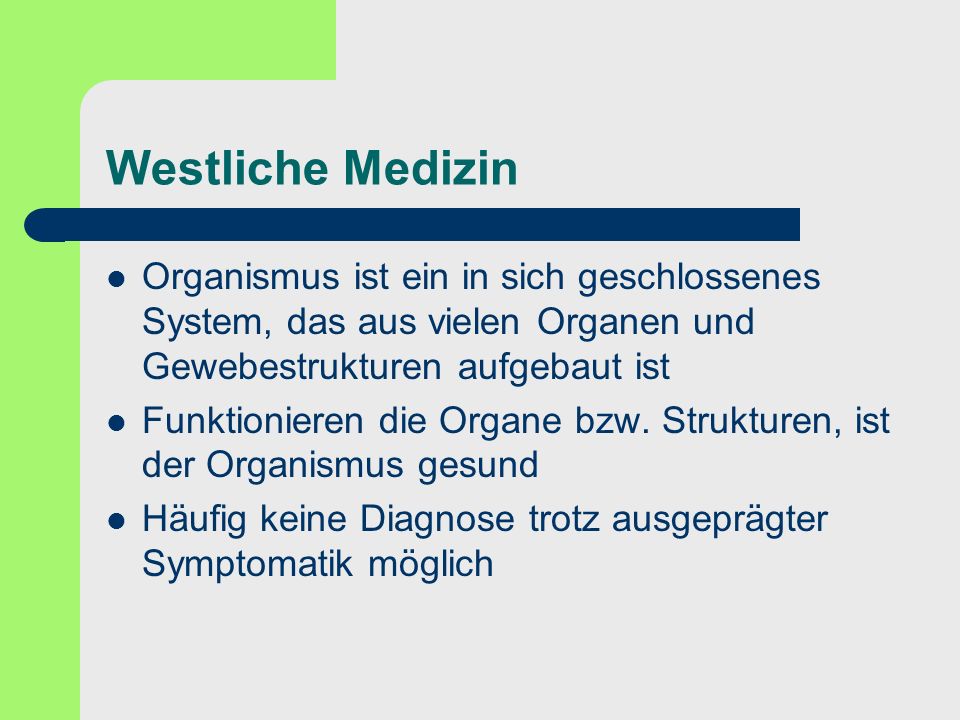 Westliche Medizin Organismus ist ein in sich geschlossenes System, das aus vielen Organen und Gewebestrukturen aufgebaut ist.