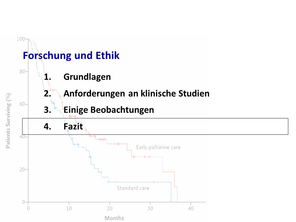 Forschung und Ethik Grundlagen Anforderungen an klinische Studien