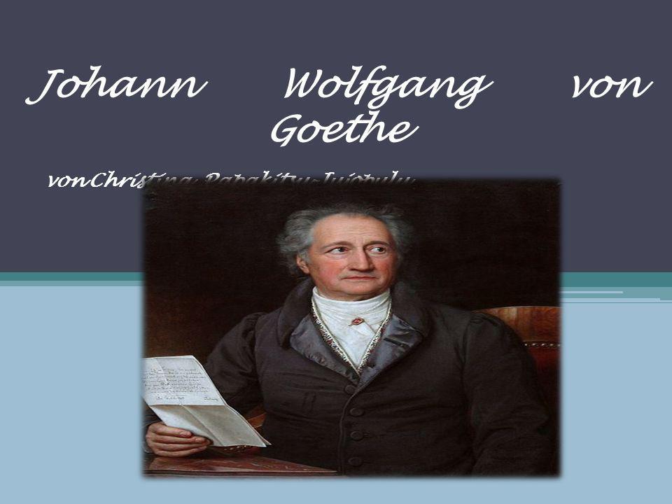 Johann Wolfgang von Goethe von Christina Papakitsu-Jujopulu