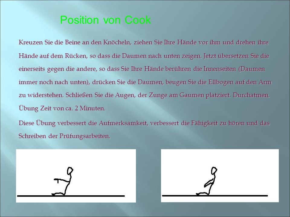 Position von Cook